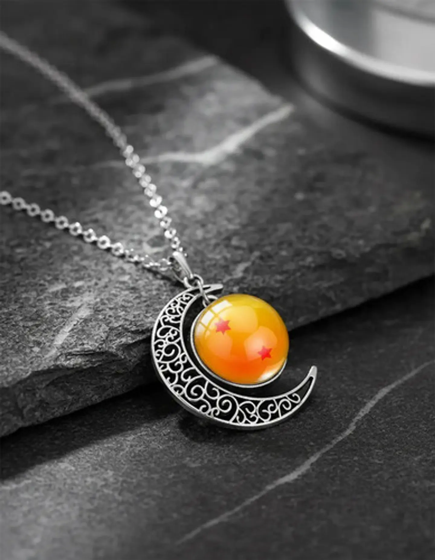 Collar Para Mujer Dije Luna Esfera Dragon Ball Z Anime 16