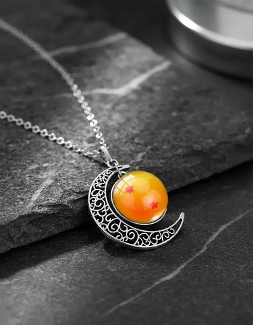 Collar Para Mujer Dije Luna Esfera Dragon Ball Z Anime 16