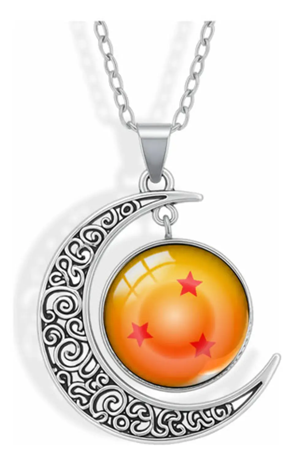 Collar Para Mujer Dije Luna Esfera Dragon Ball Z Anime 20