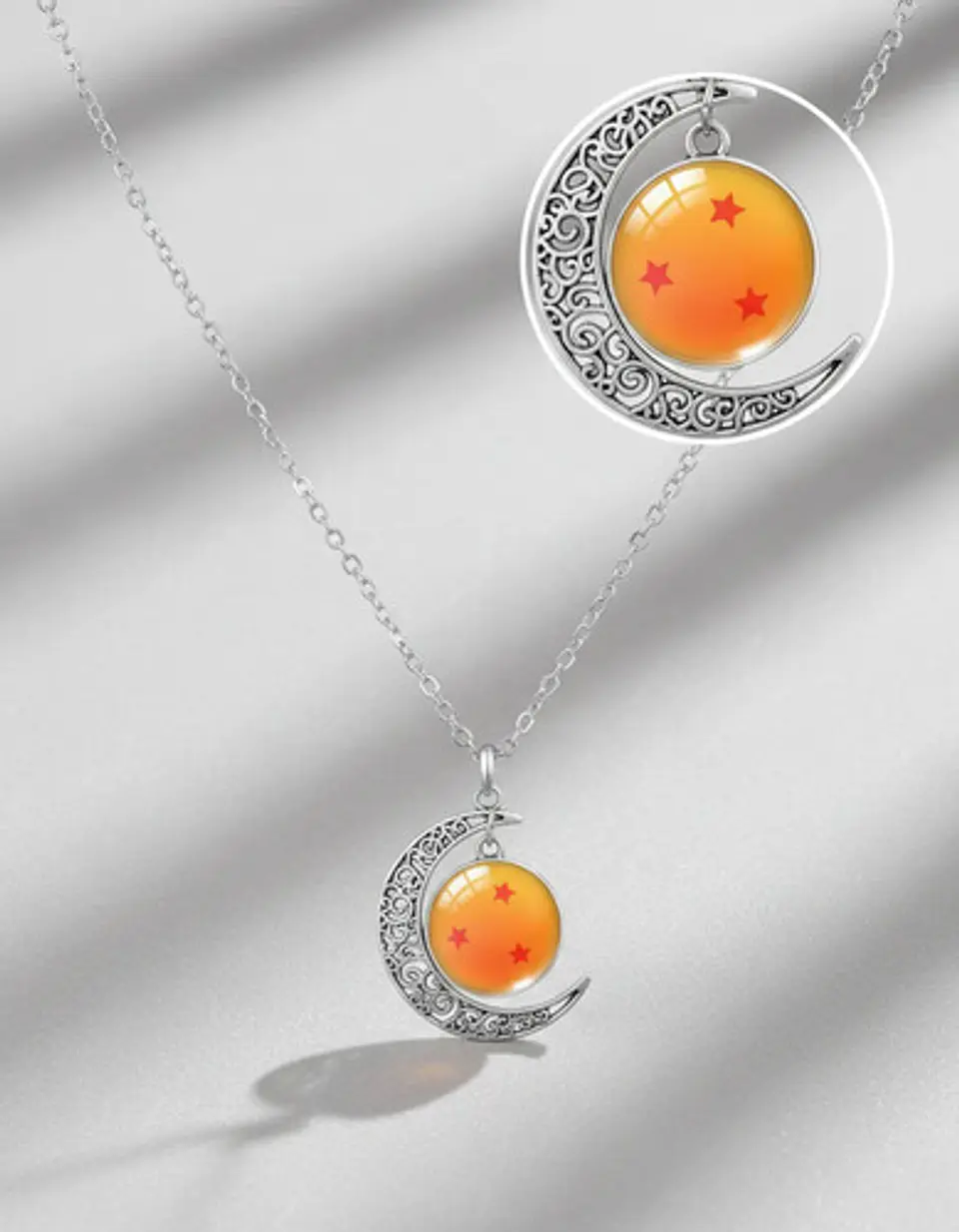 Collar Para Mujer Dije Luna Esfera Dragon Ball Z Anime 23