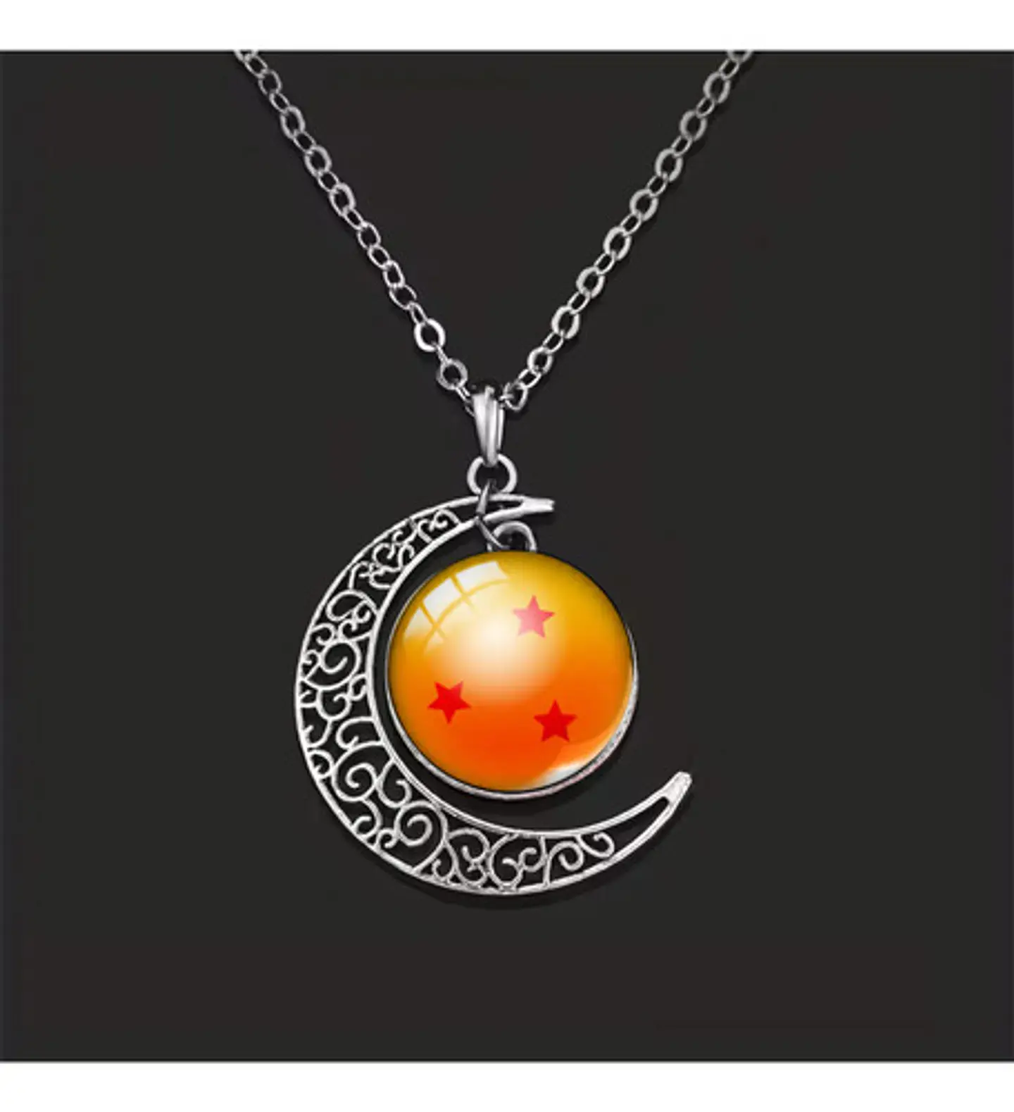 Collar Para Mujer Dije Luna Esfera Dragon Ball Z Anime 25