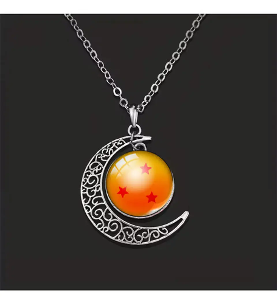 Collar Para Mujer Dije Luna Esfera Dragon Ball Z Anime 25
