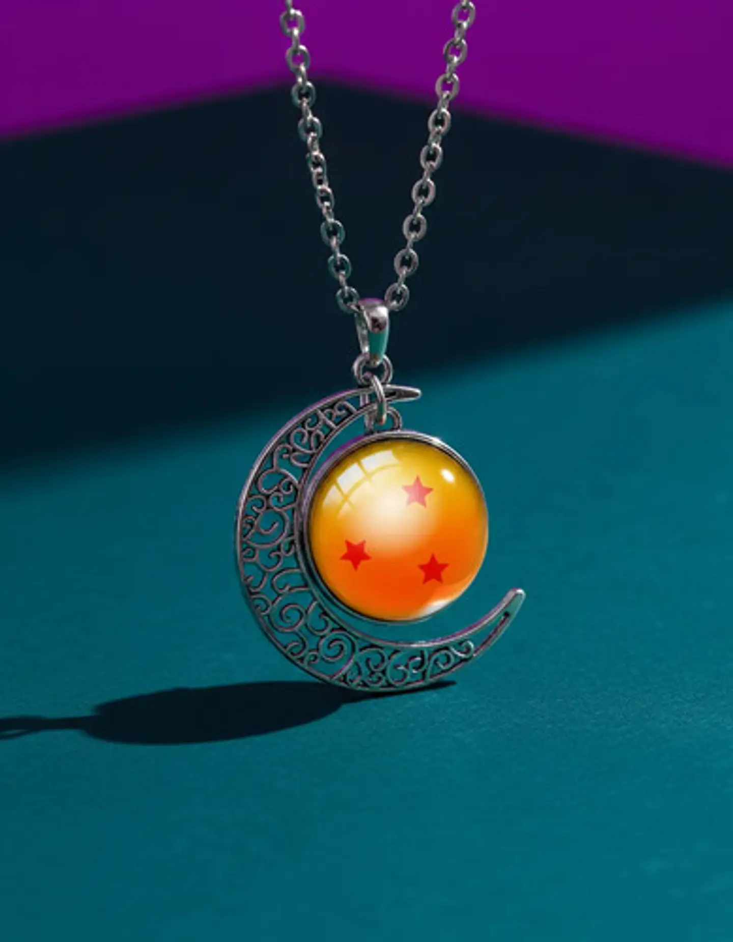 Collar Para Mujer Dije Luna Esfera Dragon Ball Z Anime 26