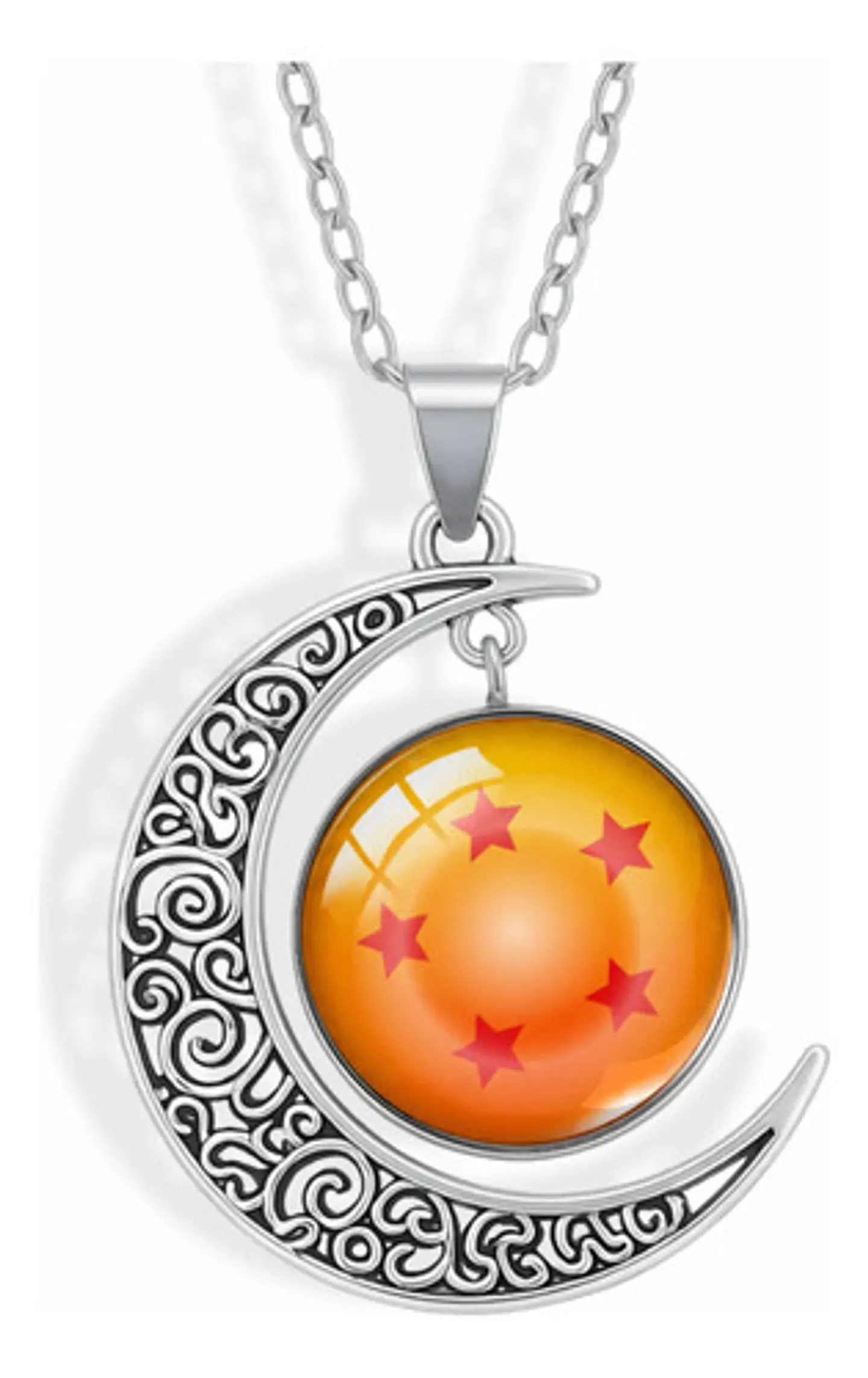 Collar Para Mujer Dije Luna Esfera Dragon Ball Z Anime 27