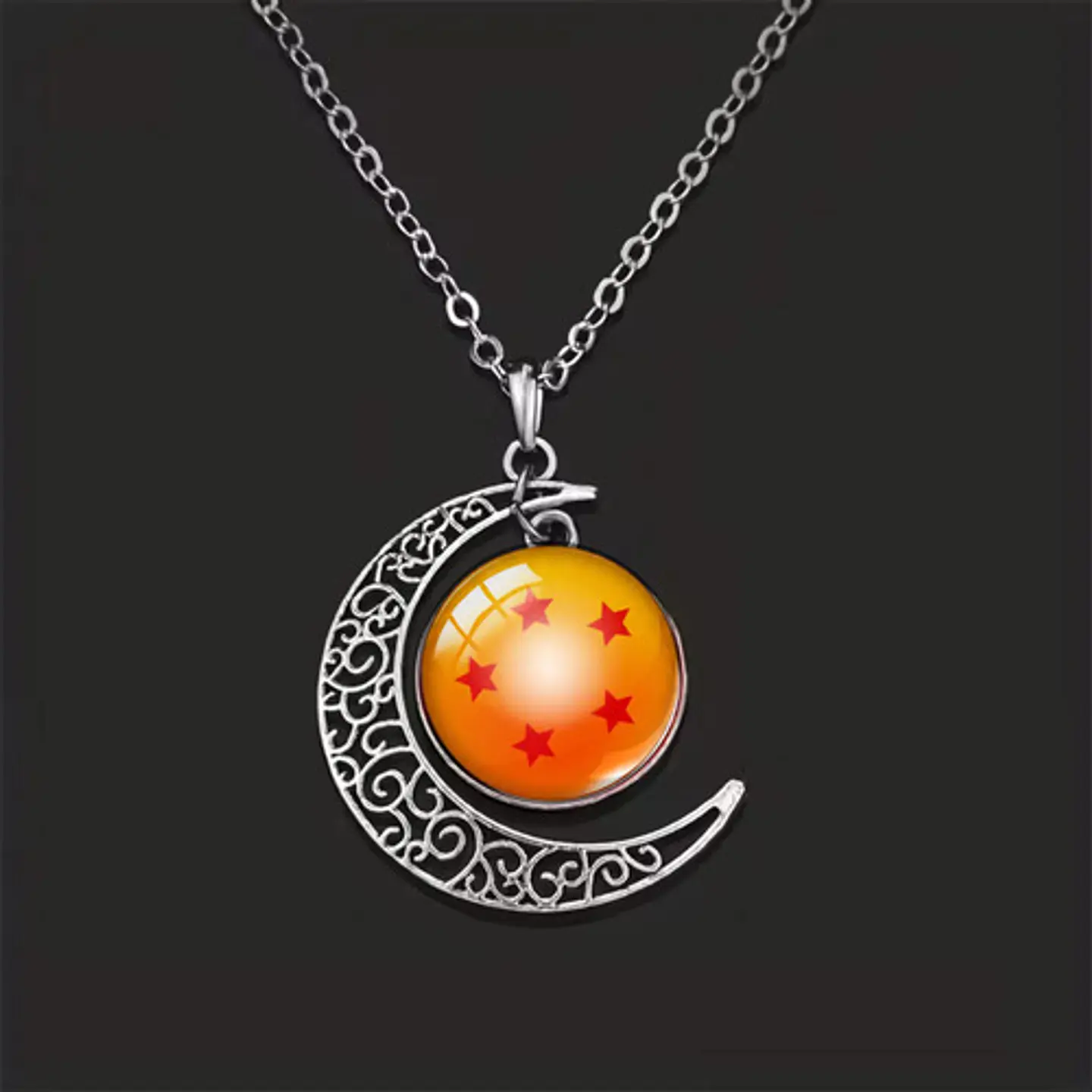 Collar Para Mujer Dije Luna Esfera Dragon Ball Z Anime 28
