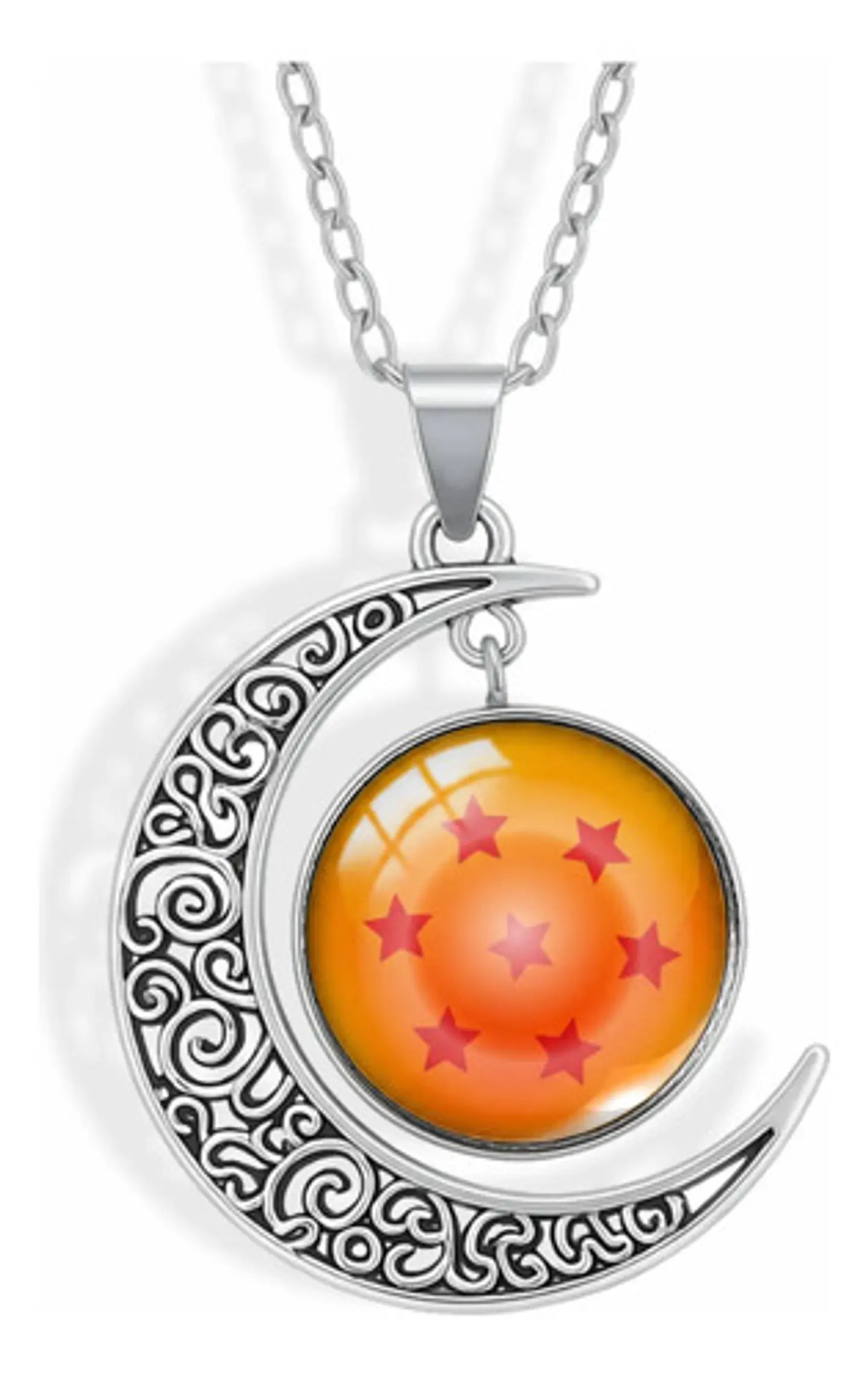 Collar Para Mujer Dije Luna Esfera Dragon Ball Z Anime 30