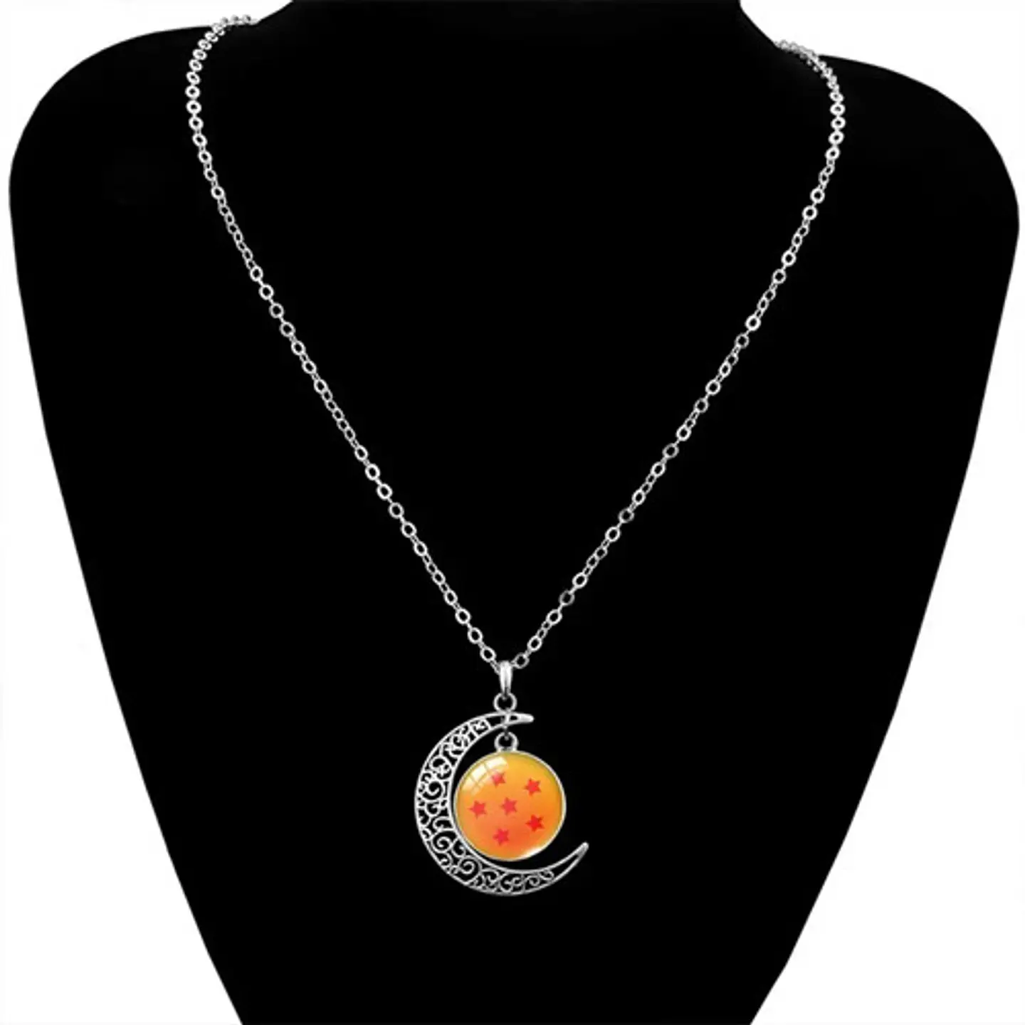 Collar Para Mujer Dije Luna Esfera Dragon Ball Z Anime 31