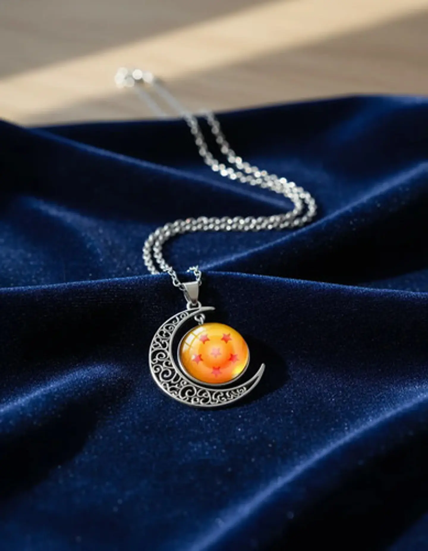 Collar Para Mujer Dije Luna Esfera Dragon Ball Z Anime 33
