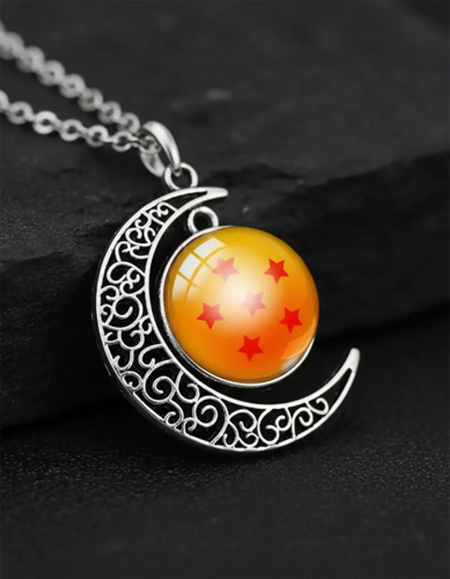 Collar Para Mujer Dije Luna Esfera Dragon Ball Z Anime 35