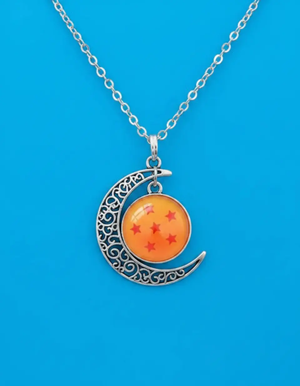 Collar Para Mujer Dije Luna Esfera Dragon Ball Z Anime 38