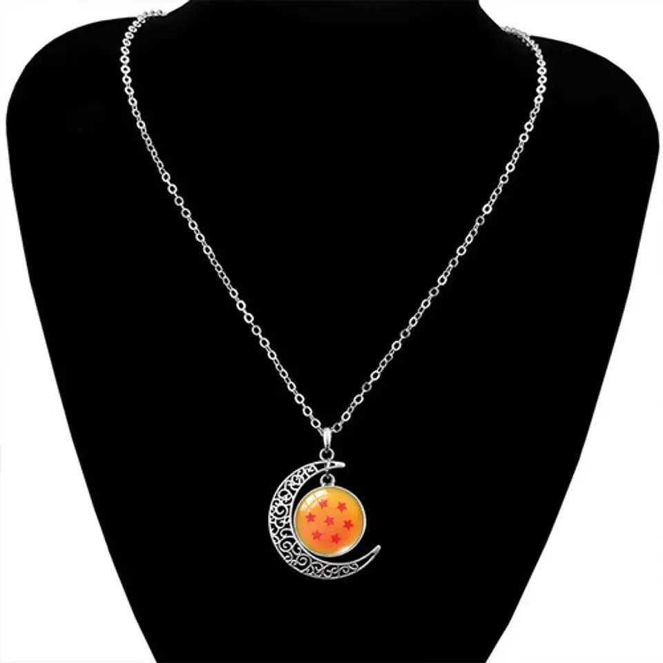 Collar Para Mujer Dije Luna Esfera Dragon Ball Z Anime 40