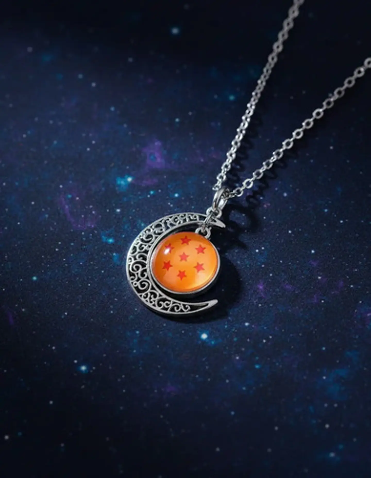 Collar Para Mujer Dije Luna Esfera Dragon Ball Z Anime 43