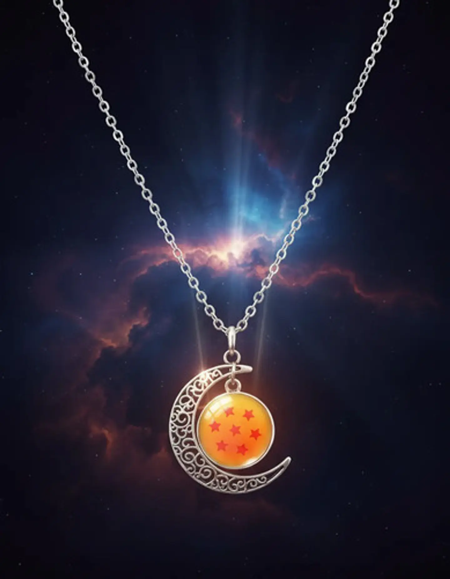 Collar Para Mujer Dije Luna Esfera Dragon Ball Z Anime 44