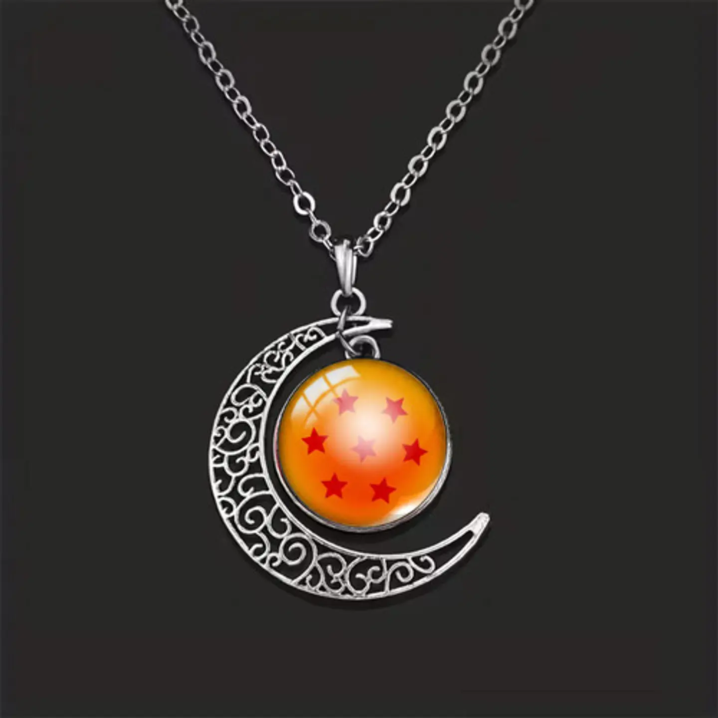 Collar Para Mujer Dije Luna Esfera Dragon Ball Z Anime 46
