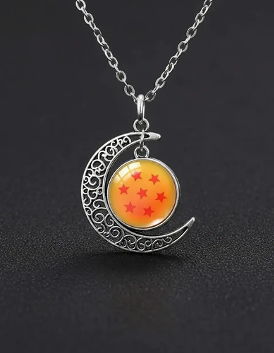 Collar Para Mujer Dije Luna Esfera Dragon Ball Z Anime 47