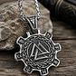 Collar Vikingo En Acero Para Hombres Dije Valknut Valhalla - Miniatura 5