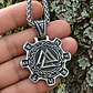 Collar Vikingo En Acero Para Hombres Dije Valknut Valhalla - Miniatura 6