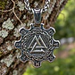 Collar Vikingo En Acero Para Hombres Dije Valknut Valhalla - Miniatura 7