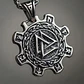 Collar Vikingo En Acero Para Hombres Dije Valknut Valhalla - Miniatura 12