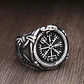 Anillo Mjolnir Amuleto Vikingo Odin Acero Inoxidable Hombre - Miniatura 10