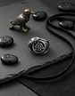  Anillo Valknut Vikingo Cuervo Acero Inoxidable Para Hombre - Miniatura 10