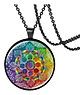 Collar Dije Cristal Henna Yaga Om Budista Para Hombre Mujer - Miniatura 1