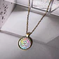 Collar Dije Cristal Henna Yaga Om Budista Para Hombre Mujer - Miniatura 7
