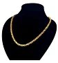 Cadena 6mm Color Oro Acero Inoxidable 60 Cm Bizantina Hombre - Miniatura 2