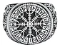 Anillo Mjolnir Valknut Vikingo Acero Inoxidable Para Hombre - Miniatura 2