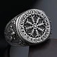 Anillo Mjolnir Valknut Vikingo Acero Inoxidable Para Hombre - Miniatura 6