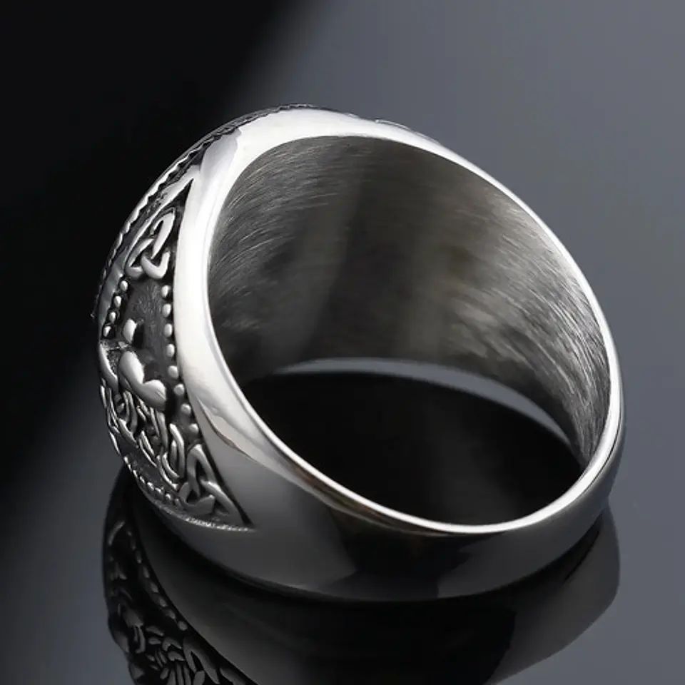 Anillo Mjolnir Valknut Vikingo Acero Inoxidable Para Hombre 7
