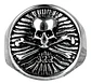 Anillo Calavera Craneo Color Plata Acero Inoxidable Hombre - Miniatura 2