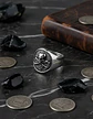 Anillo Calavera Craneo Color Plata Acero Inoxidable Hombre - Miniatura 7