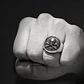 Anillo Calavera Craneo Color Plata Acero Inoxidable Hombre - Miniatura 8