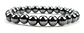 Pulsera Elástica Piedras Naturales Hematita Hombre Y Mujer - Miniatura 1