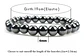 Pulsera Elástica Piedras Naturales Hematita Hombre Y Mujer - Miniatura 3