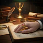 Anillo Para Hombre Masón Logia Con Piedra Cz Acero Color Oro - Miniatura 5