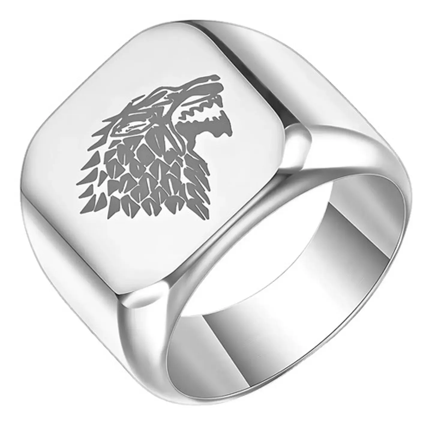 Anillo Color Plata Game Of Thrones Acero Inoxidable Hombre 1