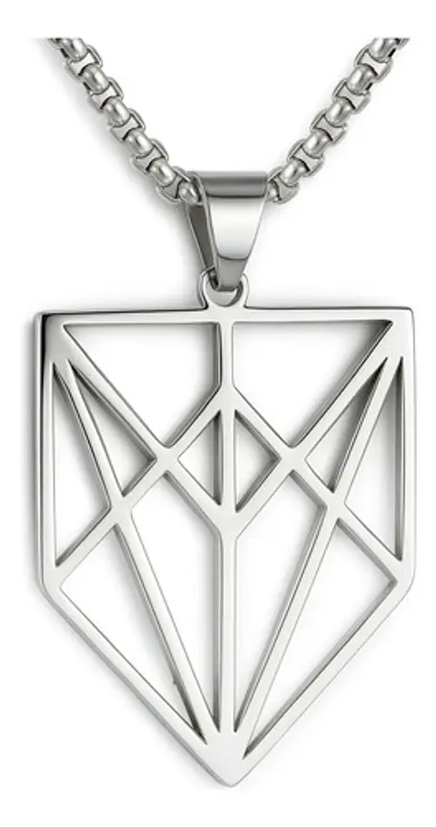 Collar Acero Inoxidable Color Plata Codex Aristarco Mujer