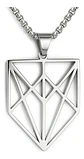 Collar Acero Inoxidable Color Plata Codex Aristarco Mujer - Miniatura 1