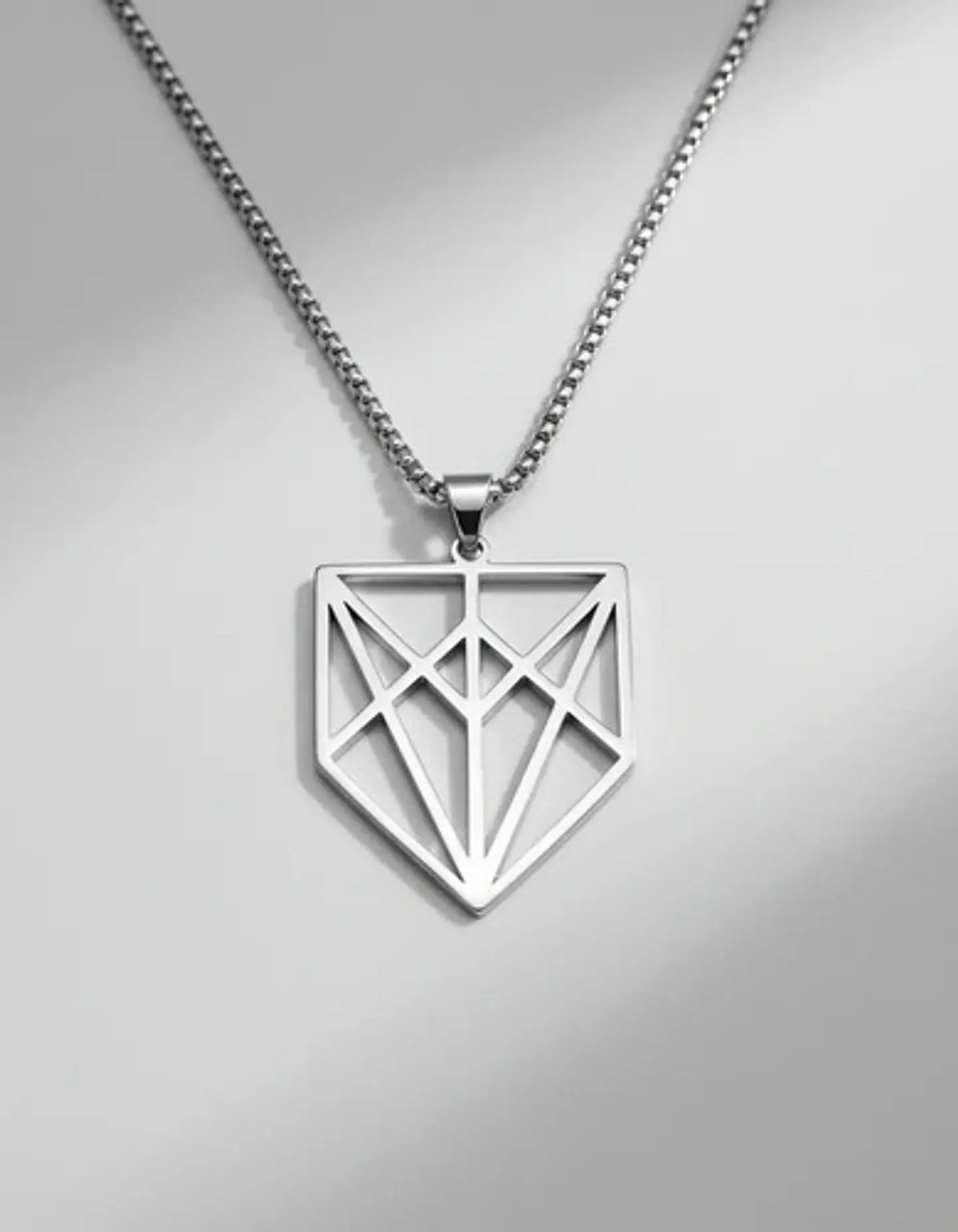 Collar Acero Inoxidable Color Plata Codex Aristarco Mujer 2