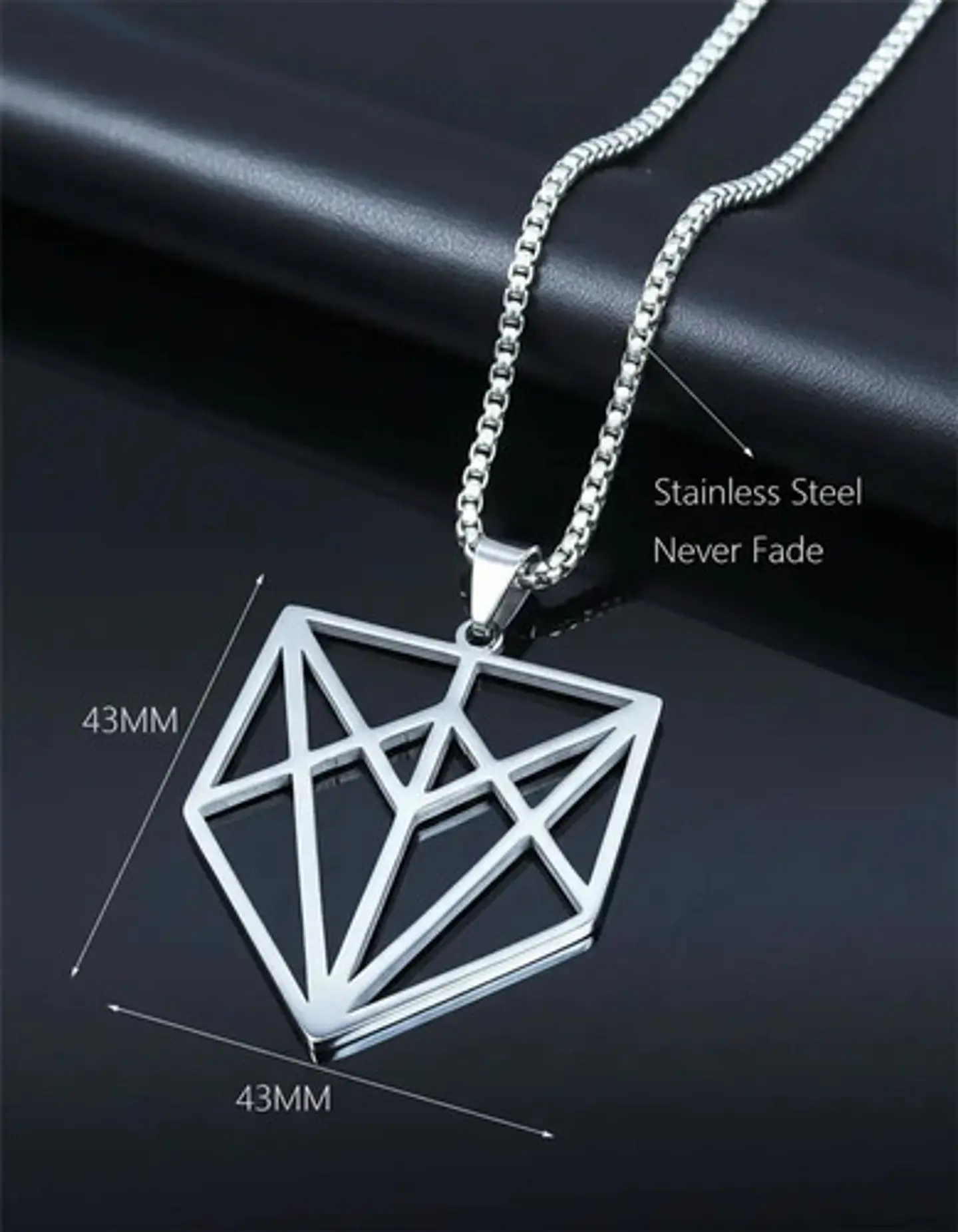 Collar Acero Inoxidable Color Plata Codex Aristarco Mujer 6