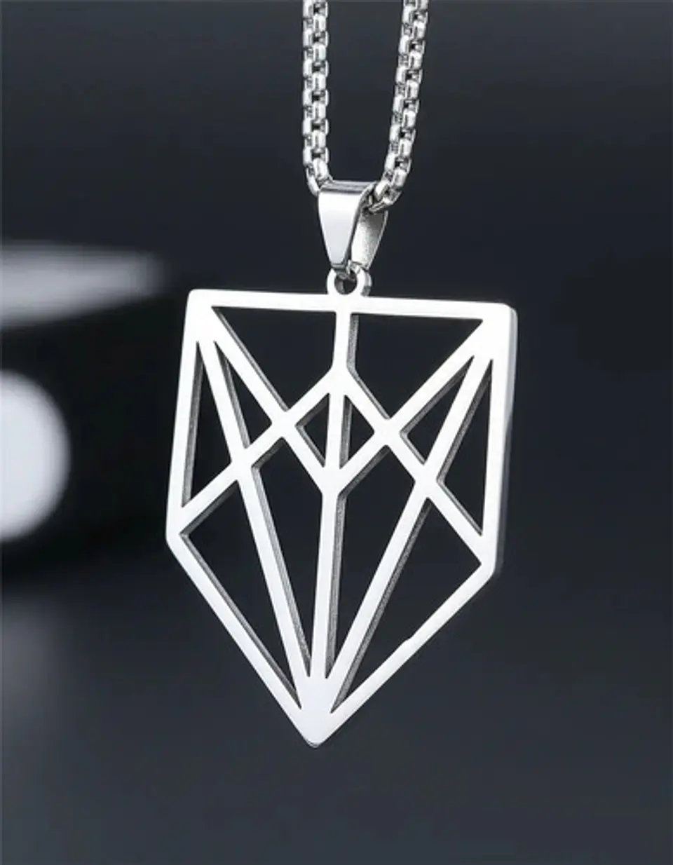 Collar Acero Inoxidable Color Plata Codex Aristarco Mujer 7