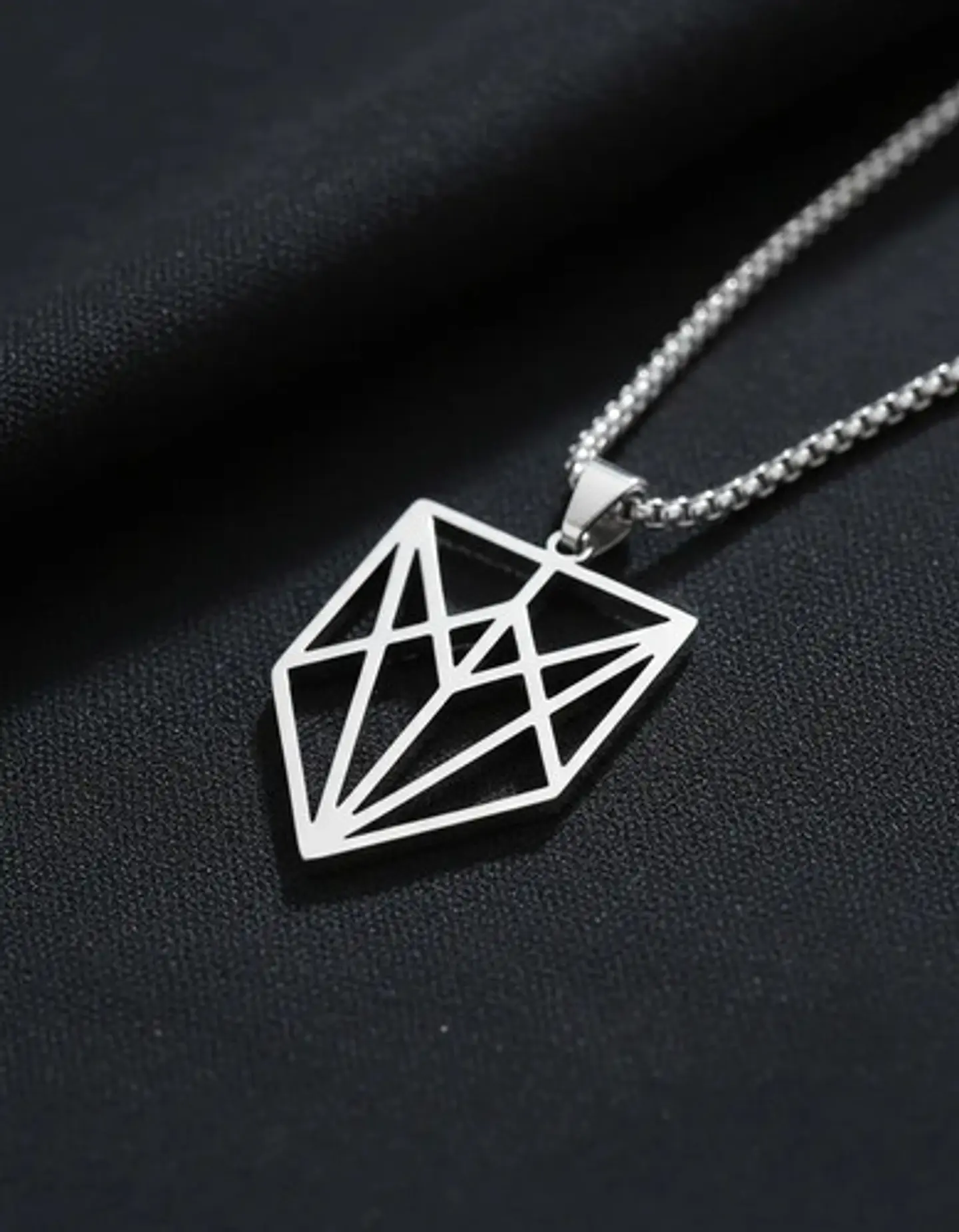 Collar Acero Inoxidable Color Plata Codex Aristarco Mujer 9