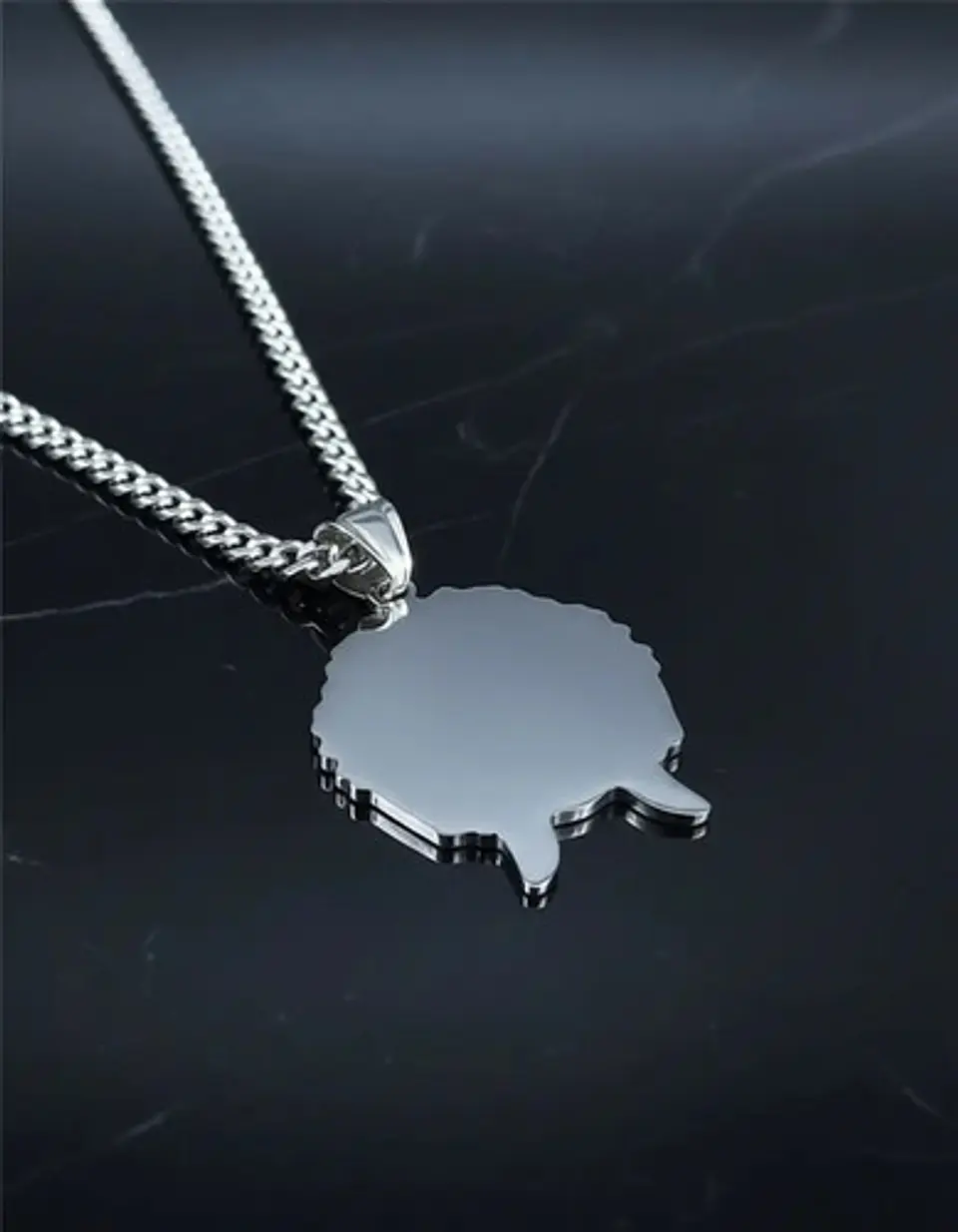 Collar Para Hombre Dije Cacique Calavera Acero Color Plata 9