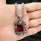 Collar Cráneos Piedra Color Plata Acero Inoxidable Hombre - Miniatura 3