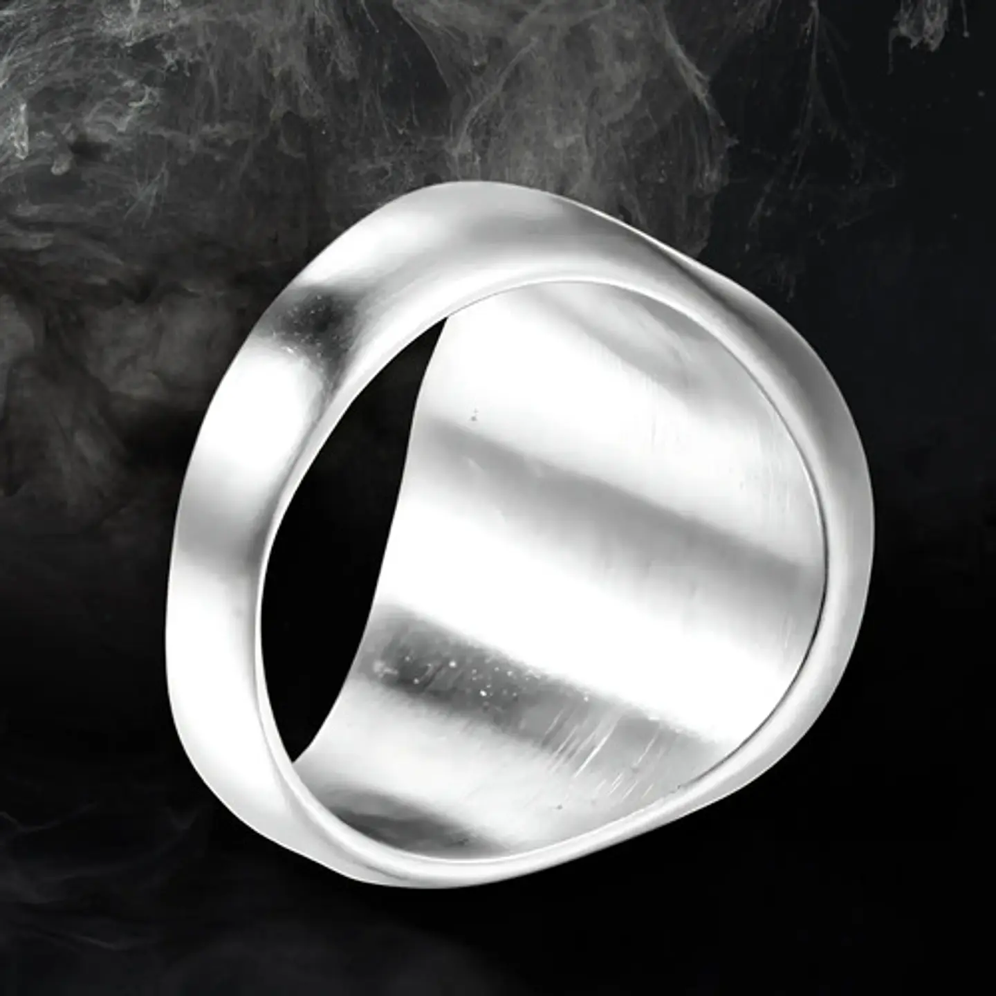Anillo Color Plata Totem Brujula Acero Inoxidable Hombre 13