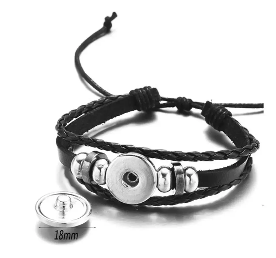Pulsera Manilla Cuero Esferas De Dragon Ball Z Para Hombre  12