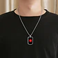 Collar Acero Inoxidable Color Plata Alerta Médica Para Mujer - Miniatura 2