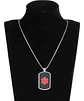 Collar Acero Inoxidable Color Plata Alerta Médica Para Mujer - Miniatura 4